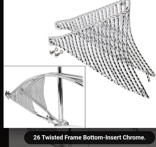 Lowrider chrome twisted - chrome,
